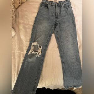 Abercrombie & Fitch 90s straight ultra high rise jeans